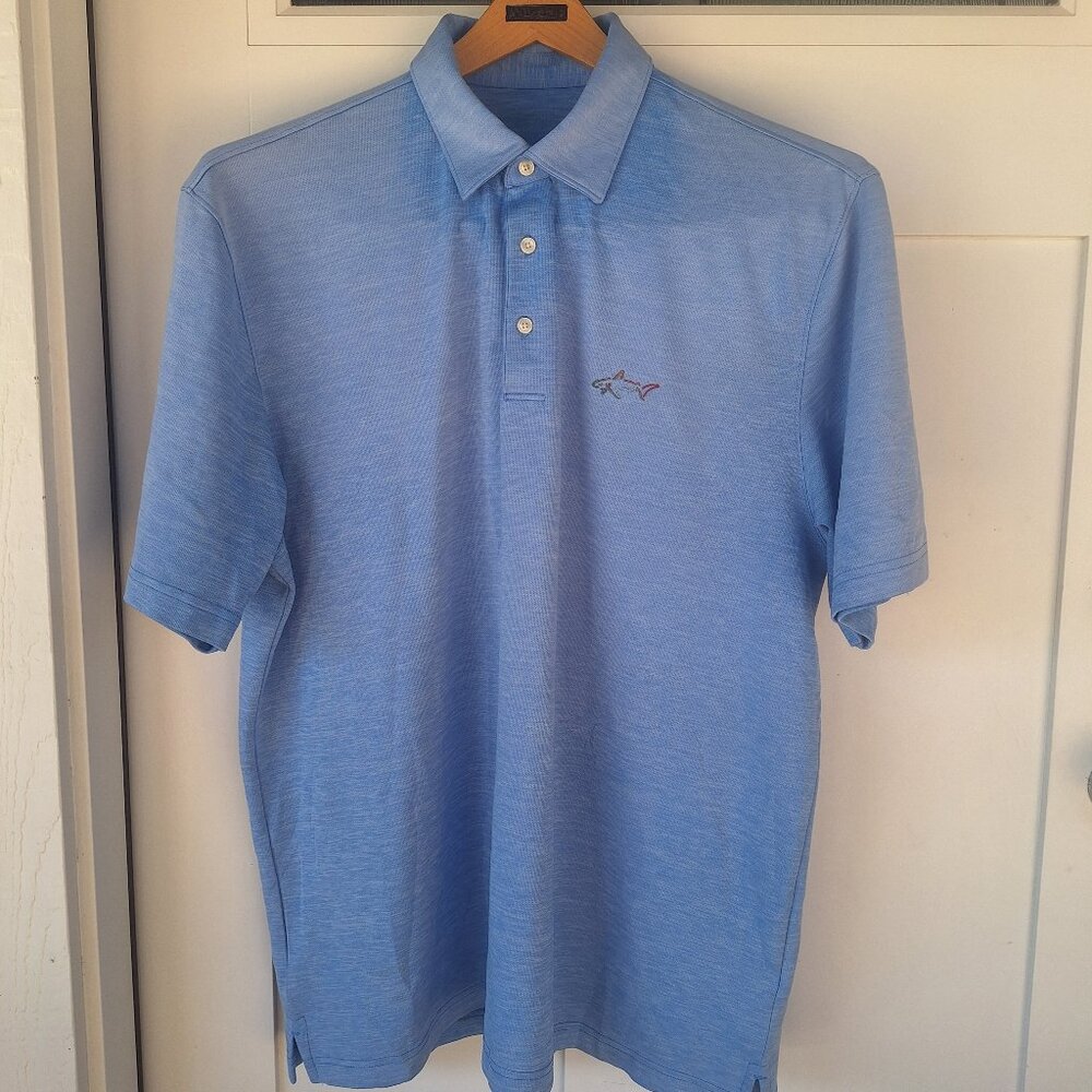 Greg Norman Blue Polyester Golf Polo Men xl